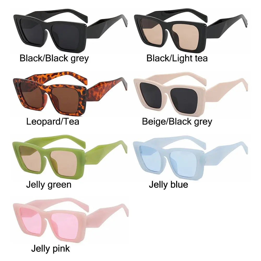 Unique Eyewear UV400 Big Frame Trend Glasees Women'S Sunglasses Square Sunglasses Female Sun Glasses