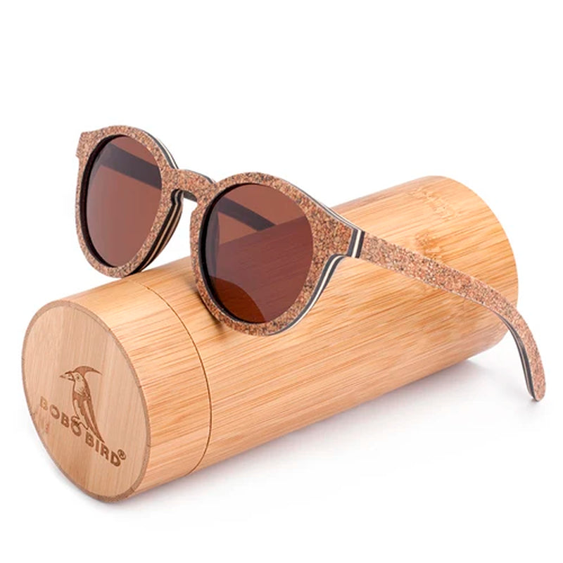 Gafas De Sol Mujer New Original Wood Sunglasses Women Polarized Lens UV400 Okulary Eye Wear