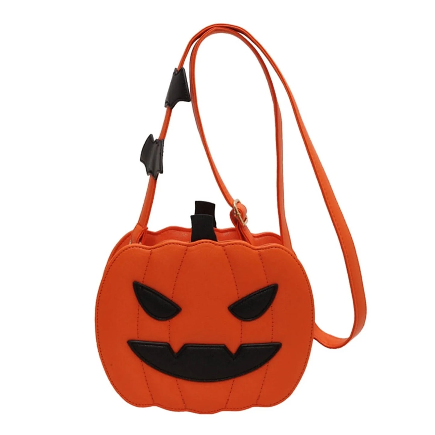 Enchanting Halloween Pumpkin Bag Devilish Style with Ghost Skull Accent Fashion Purse for Women & Girls