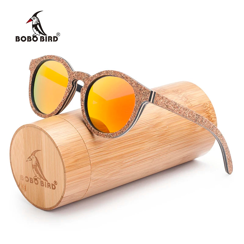 Gafas De Sol Mujer New Original Wood Sunglasses Women Polarized Lens UV400 Okulary Eye Wear