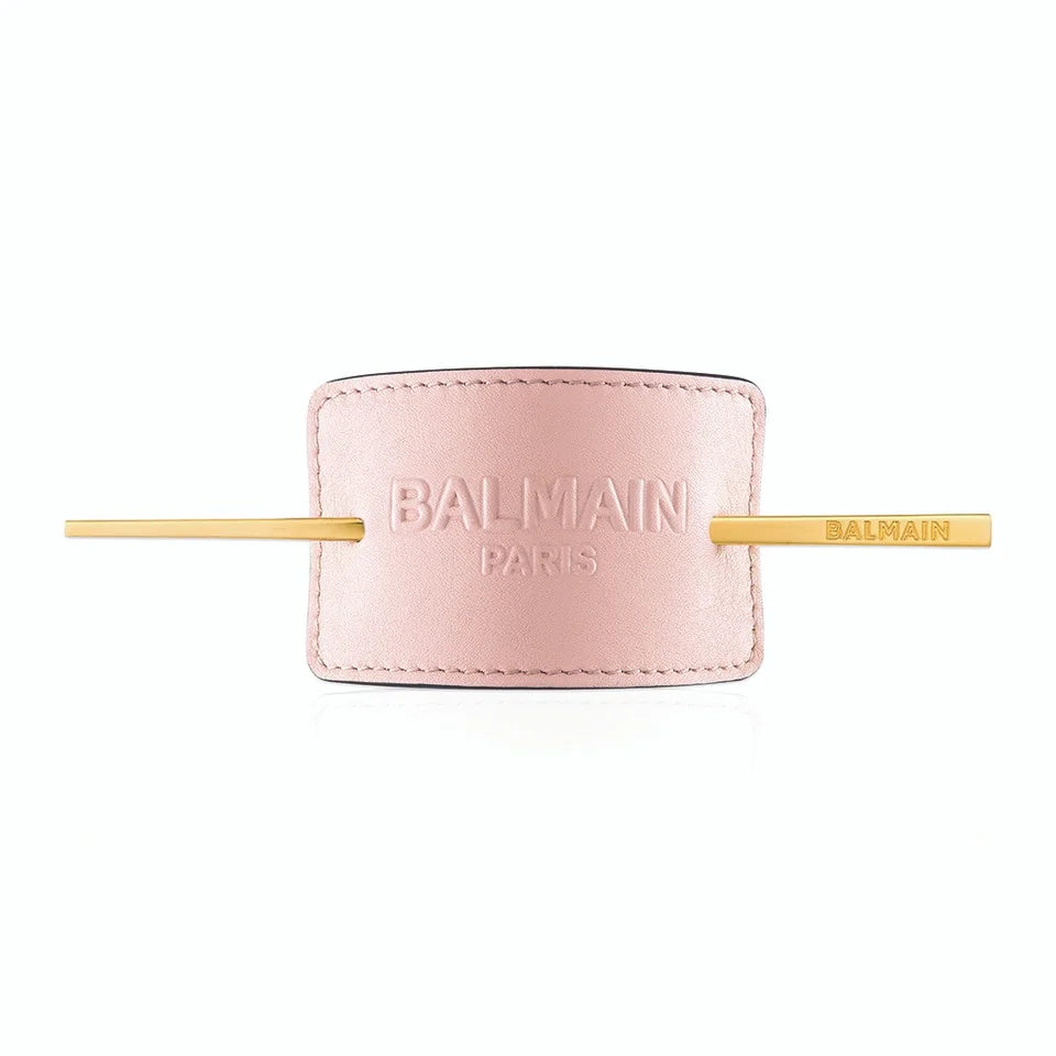 Balmain Limited Edition Pastel Green Embossed Hair Barrette SS20