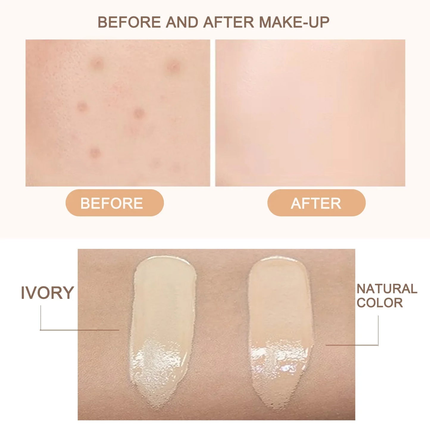 Mushroom Head Air Cushion Foundation Face Concealer Moisturizing CC Cream Nature Waterproof Foundation Base Makeup Cosmetics