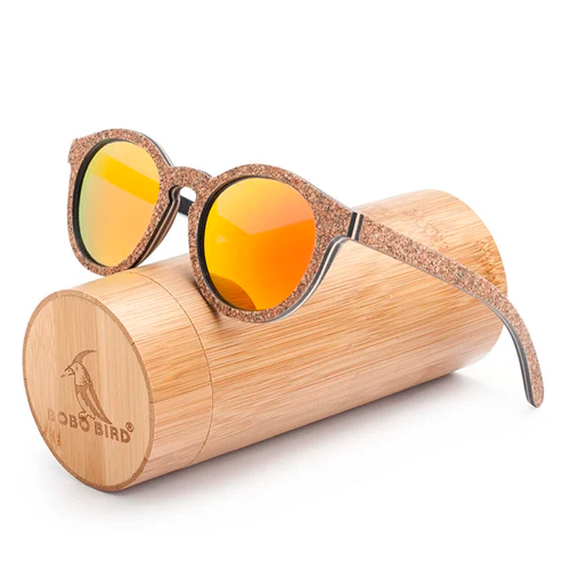 Gafas De Sol Mujer New Original Wood Sunglasses Women Polarized Lens UV400 Okulary Eye Wear